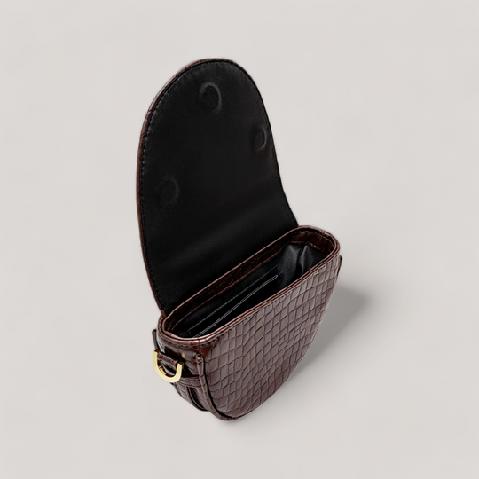 Joy Midi - Shoulder Bag - Mokka Croco | Vegan Handbags | By Alexandra K.. Available at ALLTRUEIST