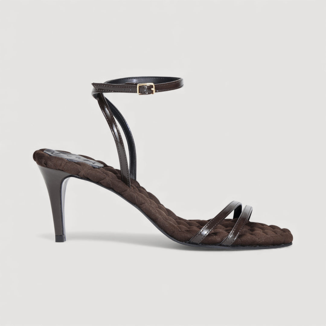 LAURA | Brown - Ankle Strap Sandal