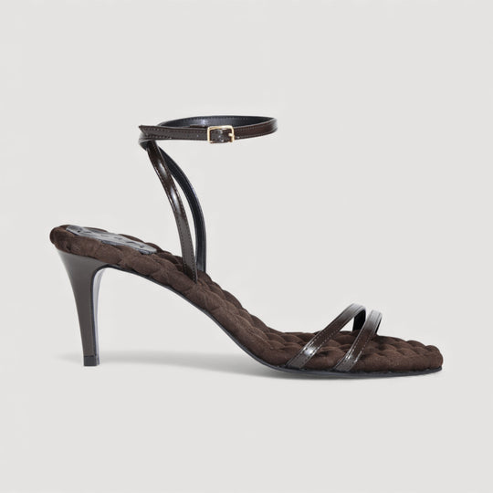 LAURA | Brown - Ankle Strap Sandal