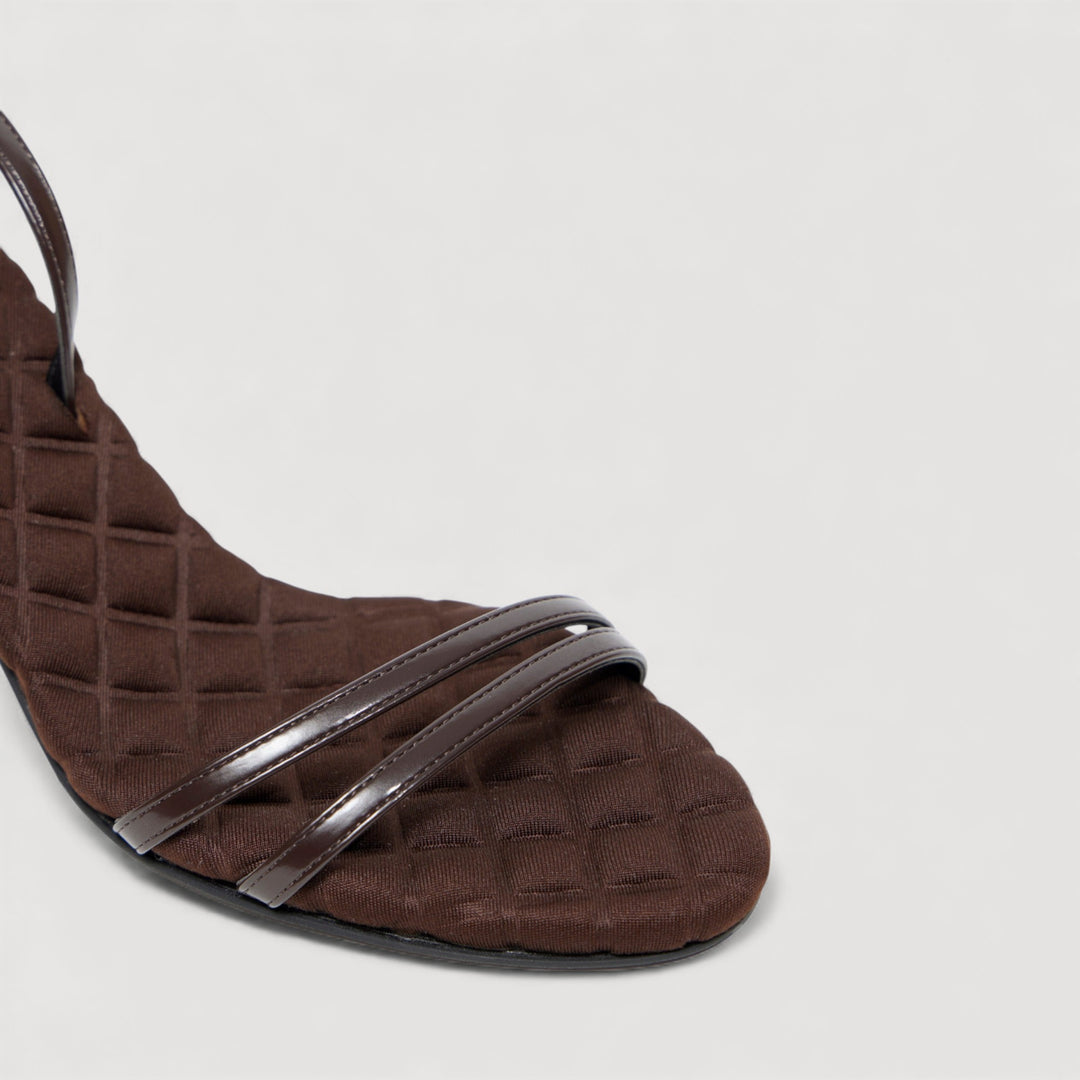 LAURA | Brown - Ankle Strap Sandal