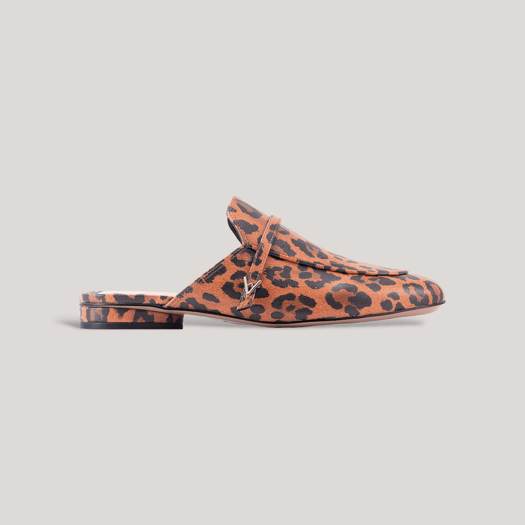 LUCY | Leopard-Print - Loafer Mules | Women's Shoes | VEERAH | ALLTRUEIST