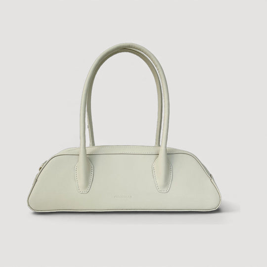 Luna | Midi Shoulder Bag | Butter Yellow from ALEXANDRA K. VEGAN HANDBAGS available at ALLTRUEIST