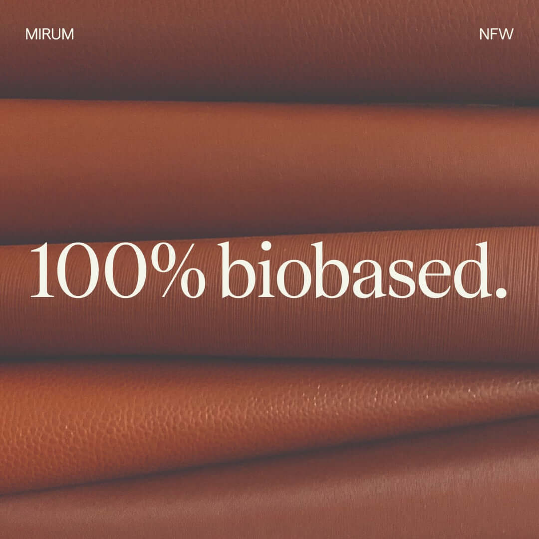 MIRUM material detail illustrating its surface and colour