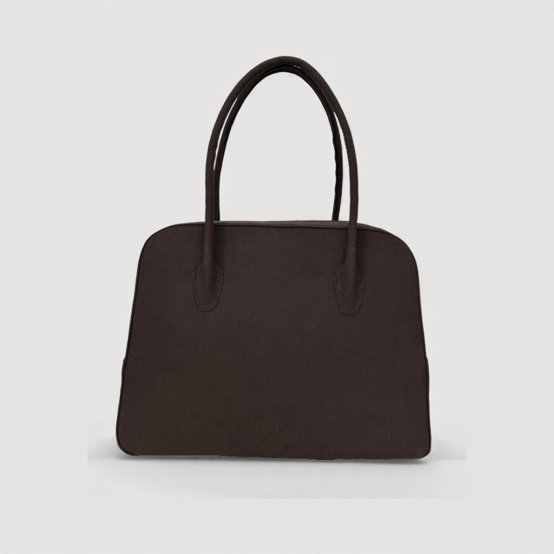 Nua | Maxi Tote Bag | Brown Suede by ALEXANDRA K. VEGAN HANDBAGS available at ALLTRUEIST