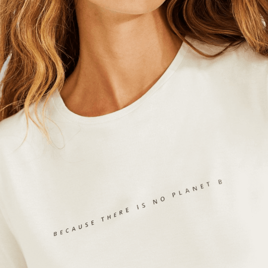 'Going' T-Shirt - Off White | Women's | Women's Clothing | Ecoalf | ALLTRUEIST