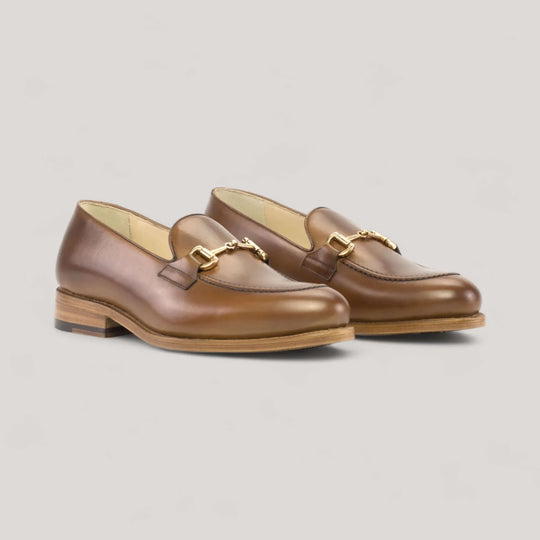 Horsebit Loafers - Brown - Painted Calf | Goodyear Welt