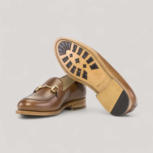 Horsebit Loafers - Brown - Painted Calf | Goodyear Welt