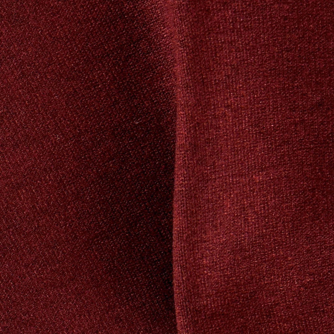 WESTON | Viscose Half-Zip Sweater | COLOR: BORDEAUX |3D Knitted by ALLTRUEIST