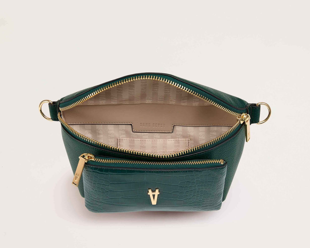 Bright Spark - Crossbody Bag | Forest Green - Gold | Handbags | Sans Beast | ALLTRUEIST