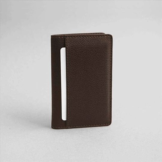 Apple Skin | Compact Wallet - Walnut Brown | men's wallet | Oliver Co. London | ALLTRUEIST