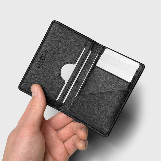 Grained Apple Skin | Compact Wallet