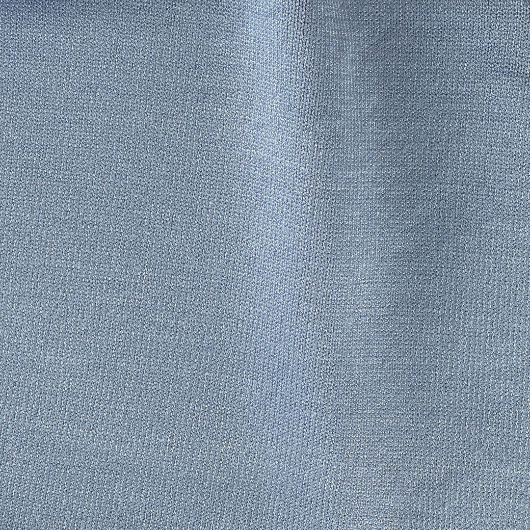 WESTON | Viscose Half-Zip Sweater | COLOR: LIGHT BLUE |3D Knitted by ALLTRUEIST