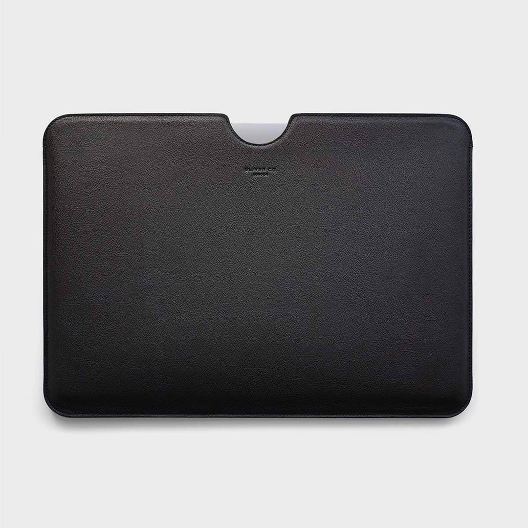 Apple Skin Vegan Laptop Sleeve Black Oliver London