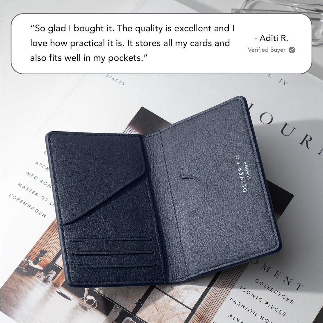 Compact Wallet | Grained Apple Skin