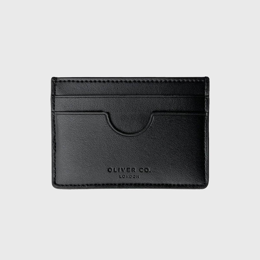 Oliver Co. London Black / No Premium Slim Card Holder