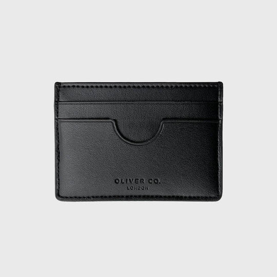 Oliver Co. London Black / No Premium Slim Card Holder