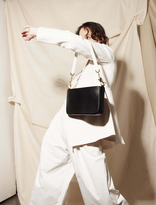 Philippa - Black Cactus Leather | Handbags | Mashu | ALLTRUEIST